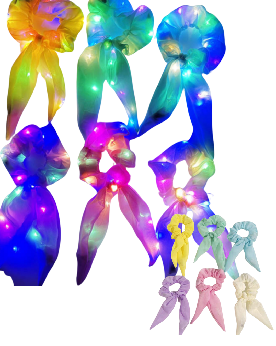 LED scrunchies